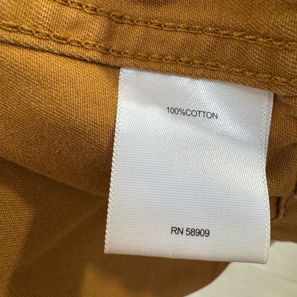 A Love's A Versatile Women's Brown Tan Button Up Tie Waist Utility Jacket - Picture 10 of 10